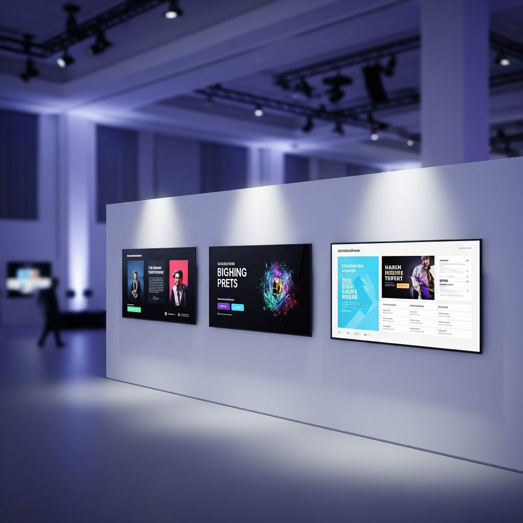 Digital Signage with directional speakers