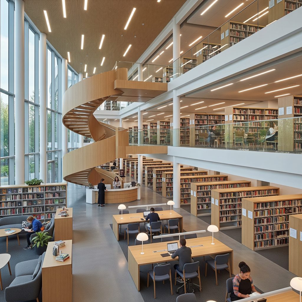 Directional sound in libraries