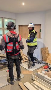 Nick Knowles onsite